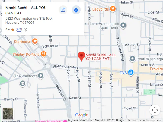 Location, 5820 Washington Ave STE 100, Houston, TX 77007 Location, 5820 Washington Ave STE 100, Houston, TX 77007